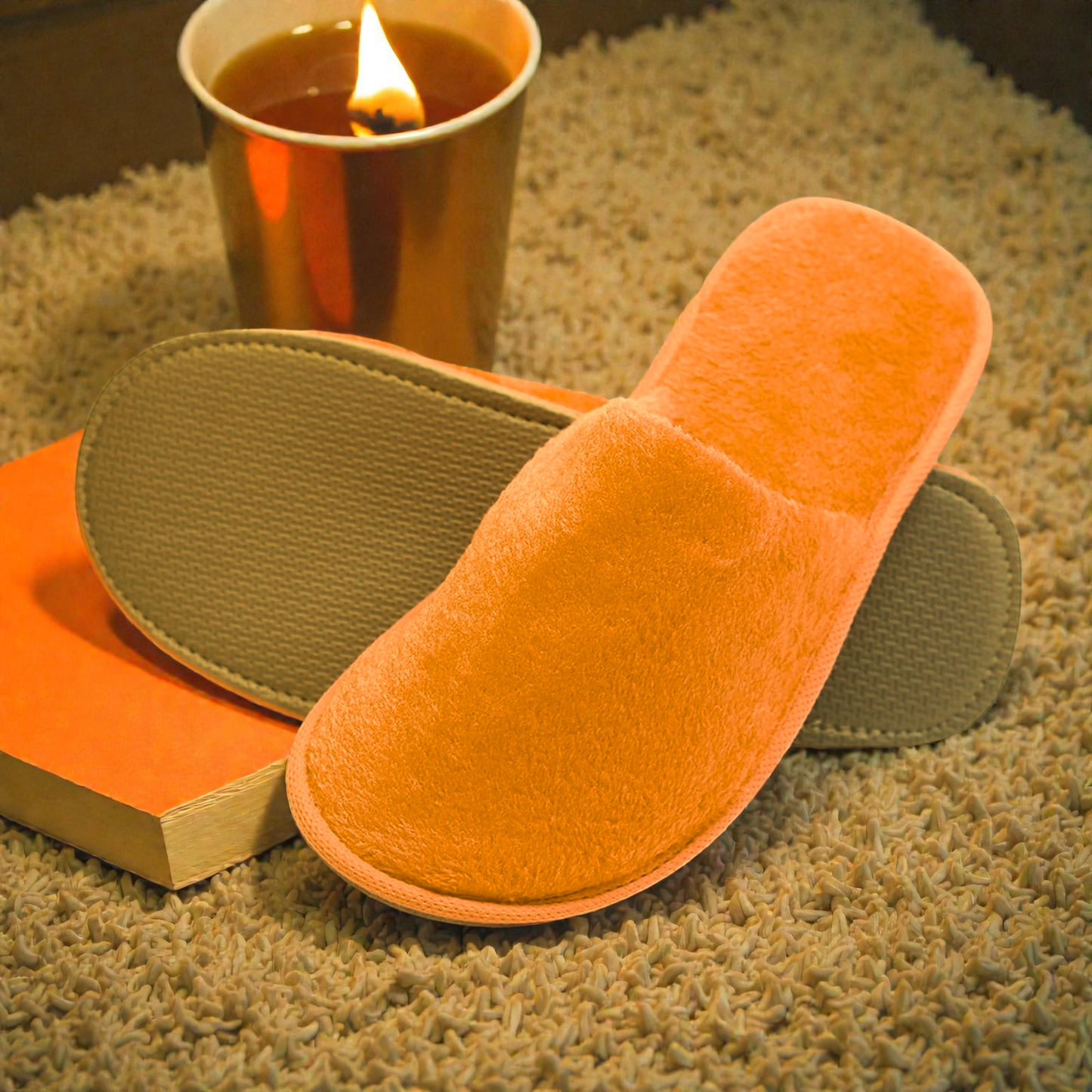 প্রিমিয়াম শীতে বাসায় পা গরম রাখার স্লিপার