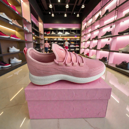 003 Pink Ladies Comfort Sneakers – Lightweight Walking Shoes for Daily Use