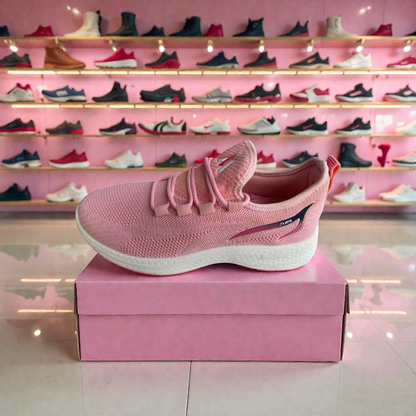 003 Pink Ladies Comfort Sneakers – Lightweight Walking Shoes for Daily Use