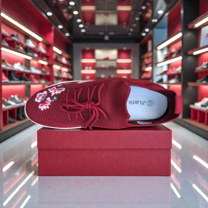 Maroon  Women's Sneakers – Running Casual Walking Shoe