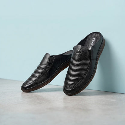 জেলি সোল Black Men’s Half Shoe – ডক্টর মেডিকেটেড ইনসোল -107