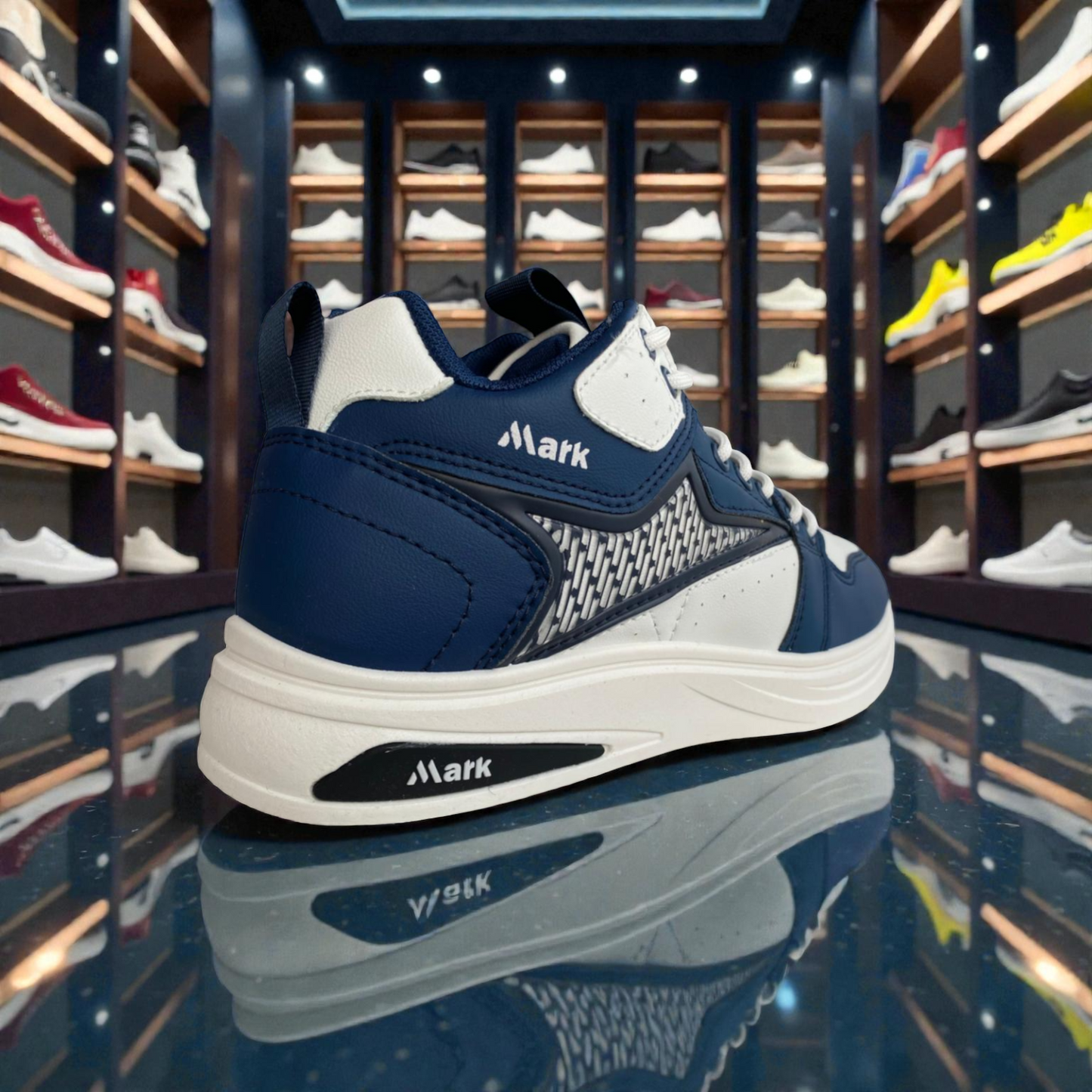 102 Navy Men’s Comfort Sneakers – Casual Walking Shoes