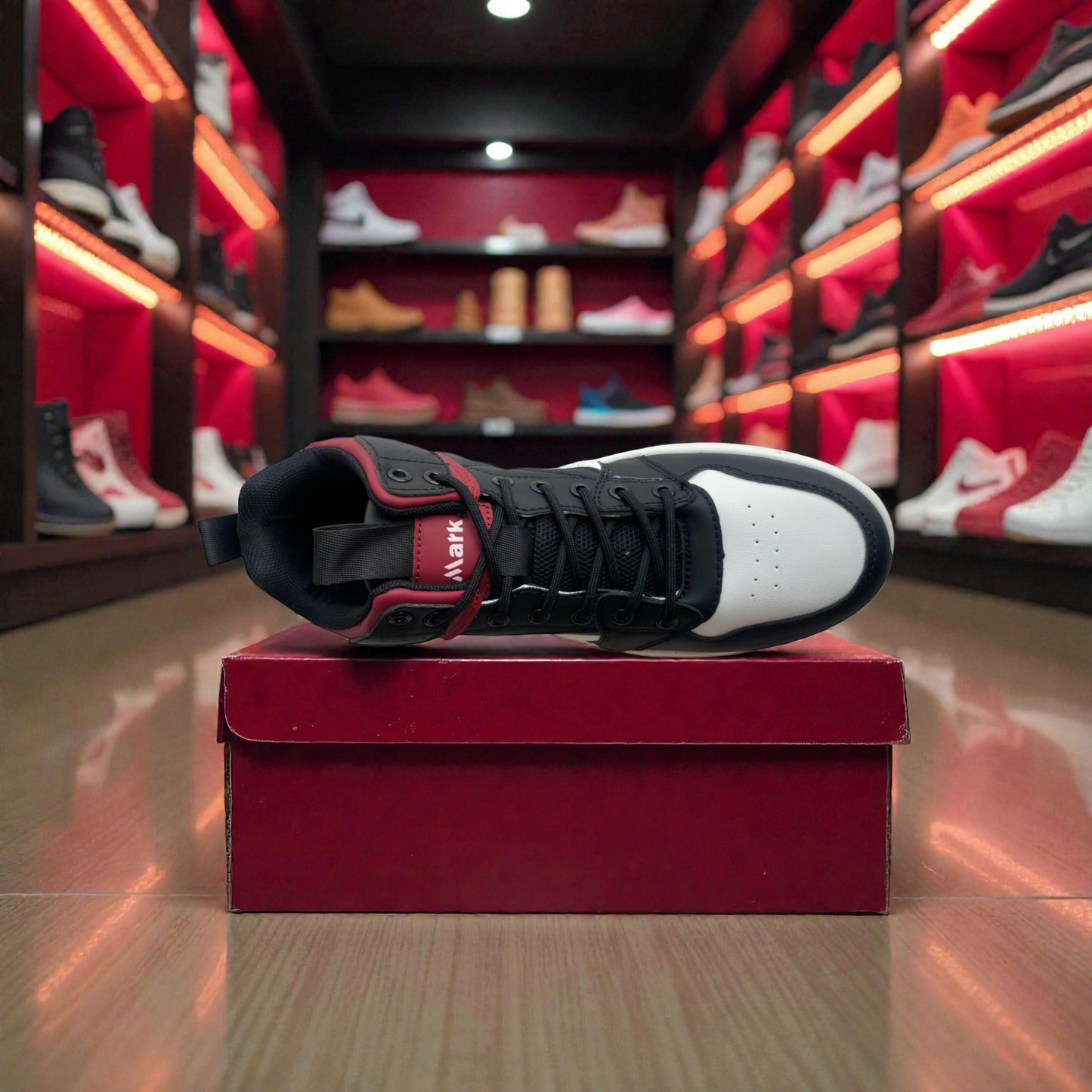 102 Red Men’s Comfort Sneakers – Casual Walking Shoes