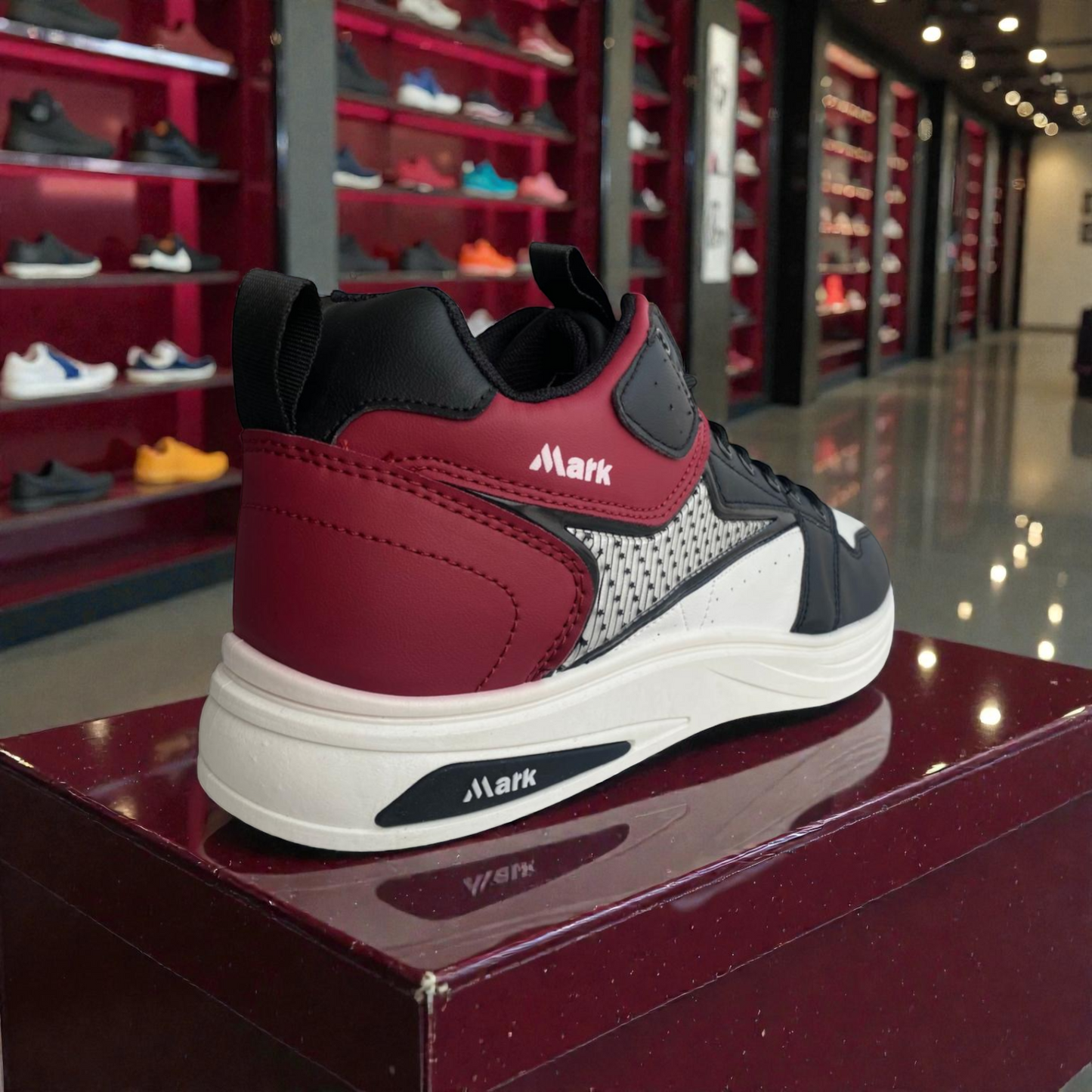 102 Red Men’s Comfort Sneakers – Casual Walking Shoes