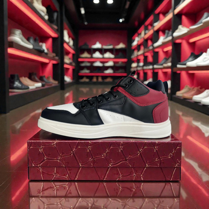 102 Red Men’s Comfort Sneakers – Casual Walking Shoes