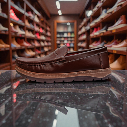 105 Rust Men’s Loafers – ডক্টর মেডিকেটেড ইনসোল