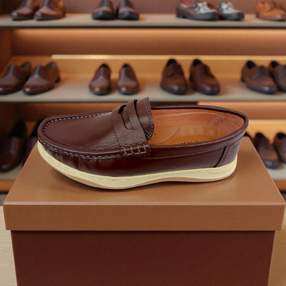 105 Rust Men’s Loafers – Premium Casual Shoe Medicated Insole