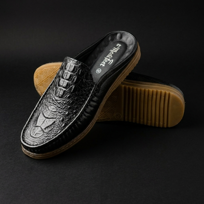 115 Black Italian Luxury Men’s Loafers | মেডিকেটেড কমফোর্ট ইনসোল