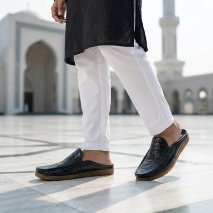 115 Black Italian Luxury Men’s Loafers | মেডিকেটেড কমফোর্ট ইনসোল