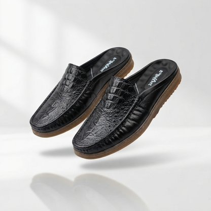 115 Black Italian Luxury Men’s Loafers | মেডিকেটেড কমফোর্ট ইনসোল