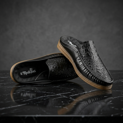 115 Black Italian Luxury Men’s Loafers | মেডিকেটেড কমফোর্ট ইনসোল