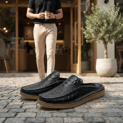 115 Black Italian Luxury Men’s Loafers | মেডিকেটেড কমফোর্ট ইনসোল