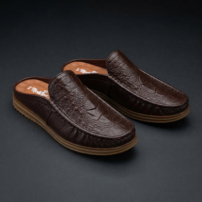 115 Chocolate Italian Luxury Men’s Loafers | মেডিকেটেড কমফোর্ট ইনসোল