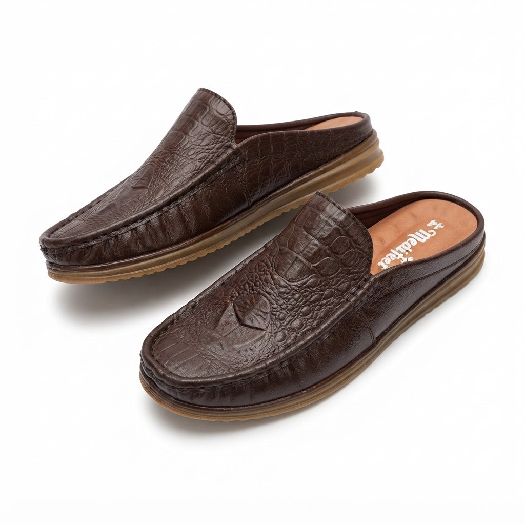 115 Chocolate Italian Luxury Men’s Loafers | মেডিকেটেড কমফোর্ট ইনসোল