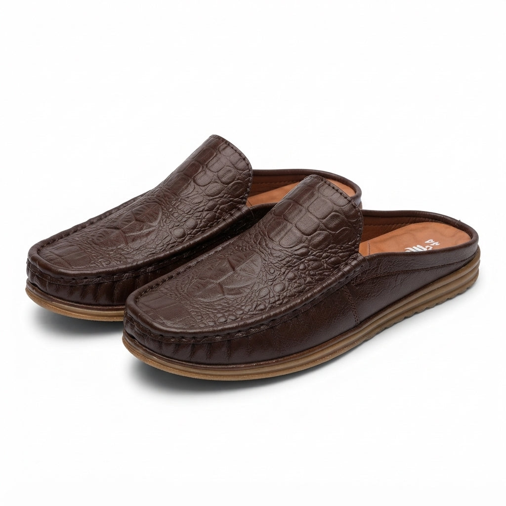 115 Chocolate Italian Luxury Men’s Loafers | মেডিকেটেড কমফোর্ট ইনসোল