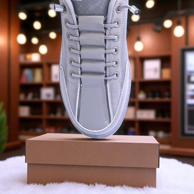 307 - Gray Reebok Sneakers with Accent and Sporty Design