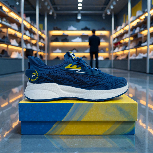 F-Dark Blue Men's  Sneakers – Running Casual Walking Shoe