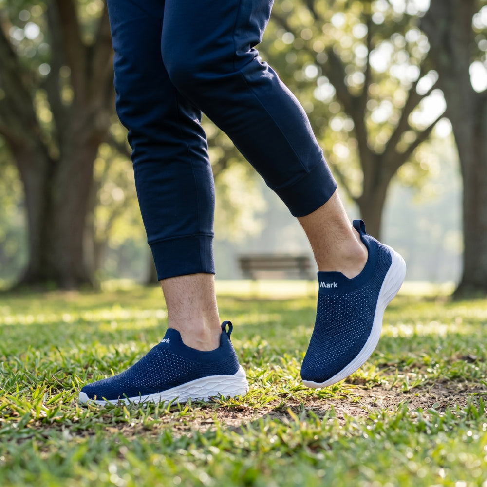 Lightweight Walking Shoes - মেডিকেটেড ইনসোল ফ্রী - BLUE