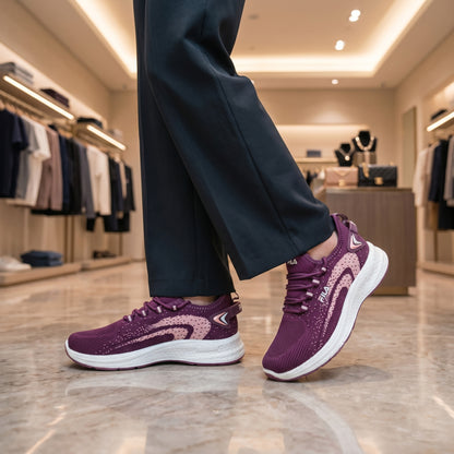 Purple Fila Women's Sneakers – Running Casual Walking Shoe - 4014002