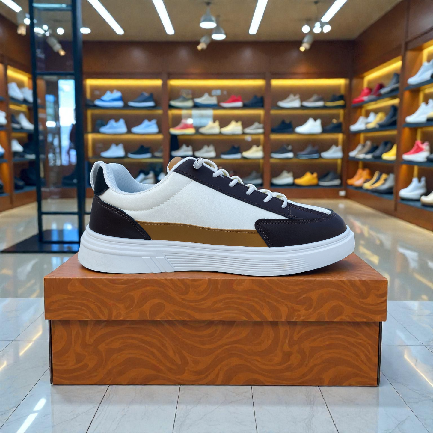 315 Brown Men’s Sneaker Comfortable Casual Shoe