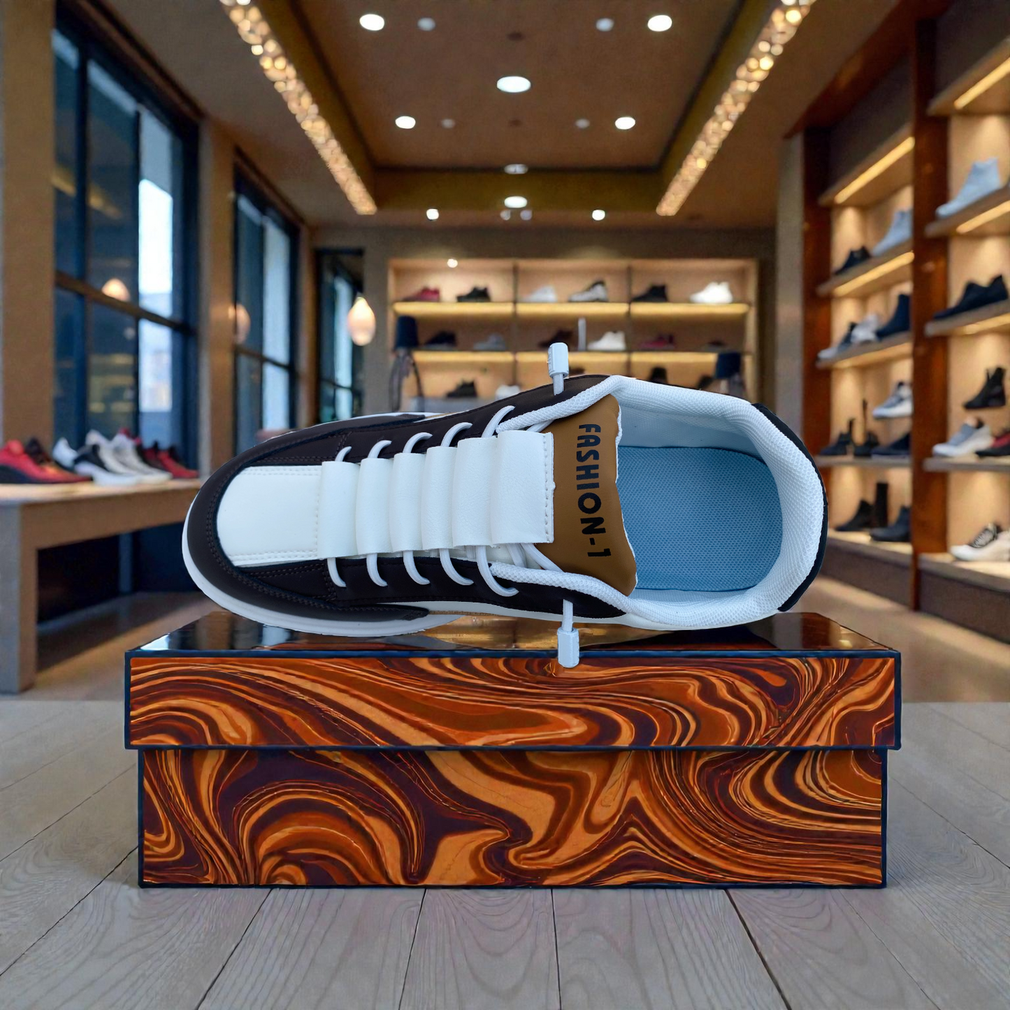 316 Brown Men’s Sneaker Comfortable Casual Shoe