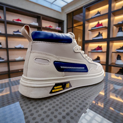 319 Cream Blue Men’s Comfort Sneakers – Casual Walking Shoes