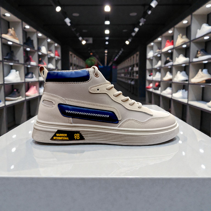 319 Cream Blue Men’s Comfort Sneakers – Casual Walking Shoes