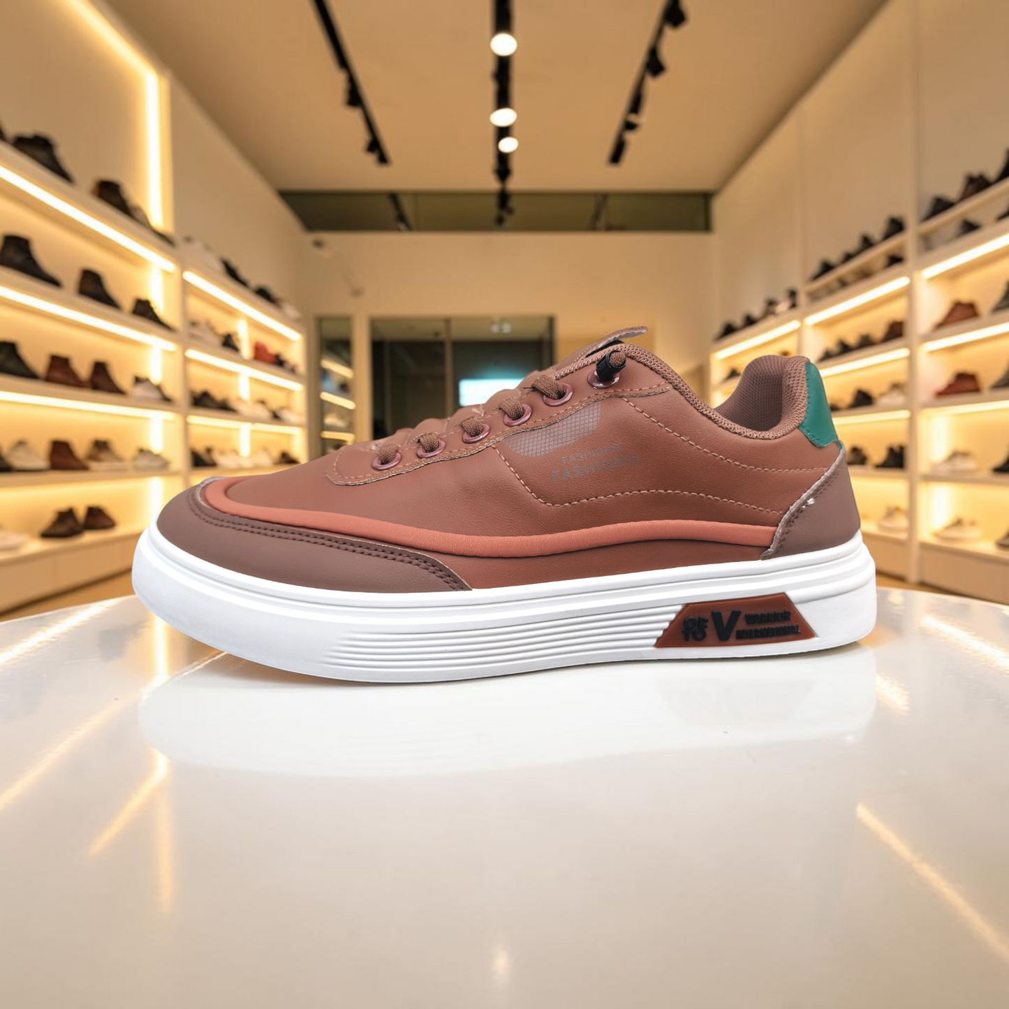 Rust Battalion Men’s Premium Casual Sneakers – 327 Rust