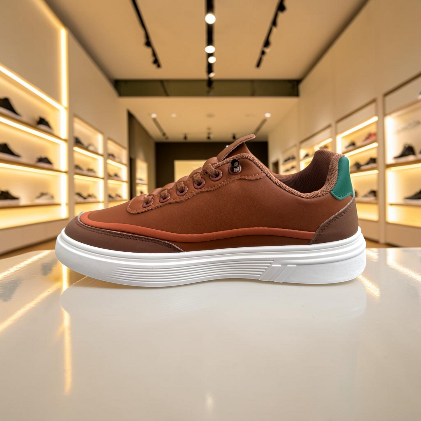 Rust Battalion Men’s Premium Casual Sneakers – 327 Rust