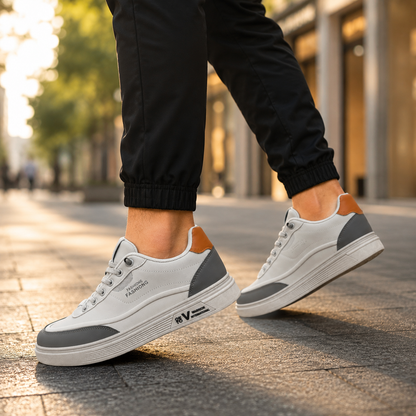 Men’s Premium Gray Casual Sneakers – 327 Gray