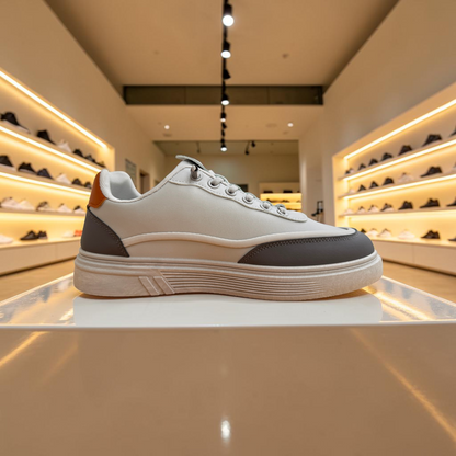 Men’s Premium Gray Casual Sneakers – 327 Gray
