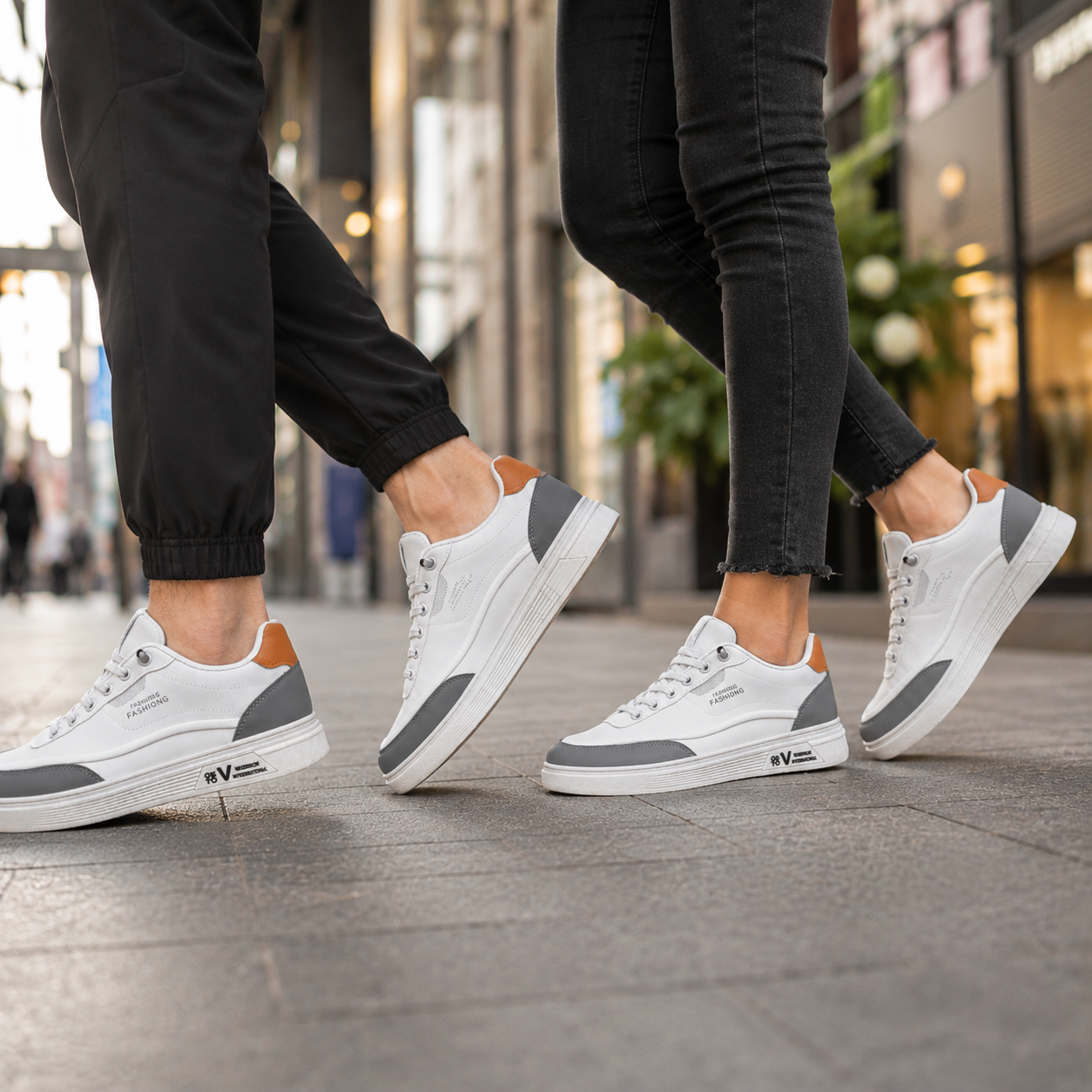 Men’s Premium Gray Casual Sneakers – 327 Gray