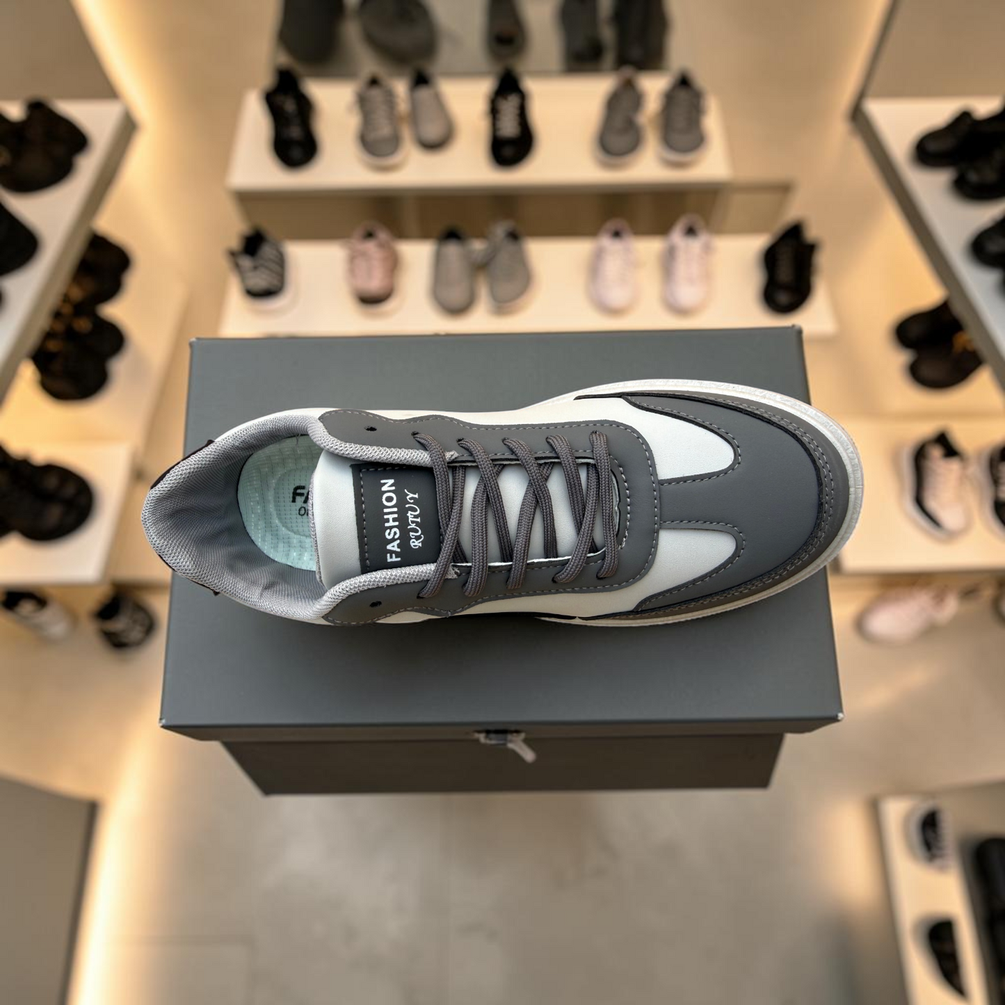 Men’s Premium Gray Casual Sneakers – 328 Gray
