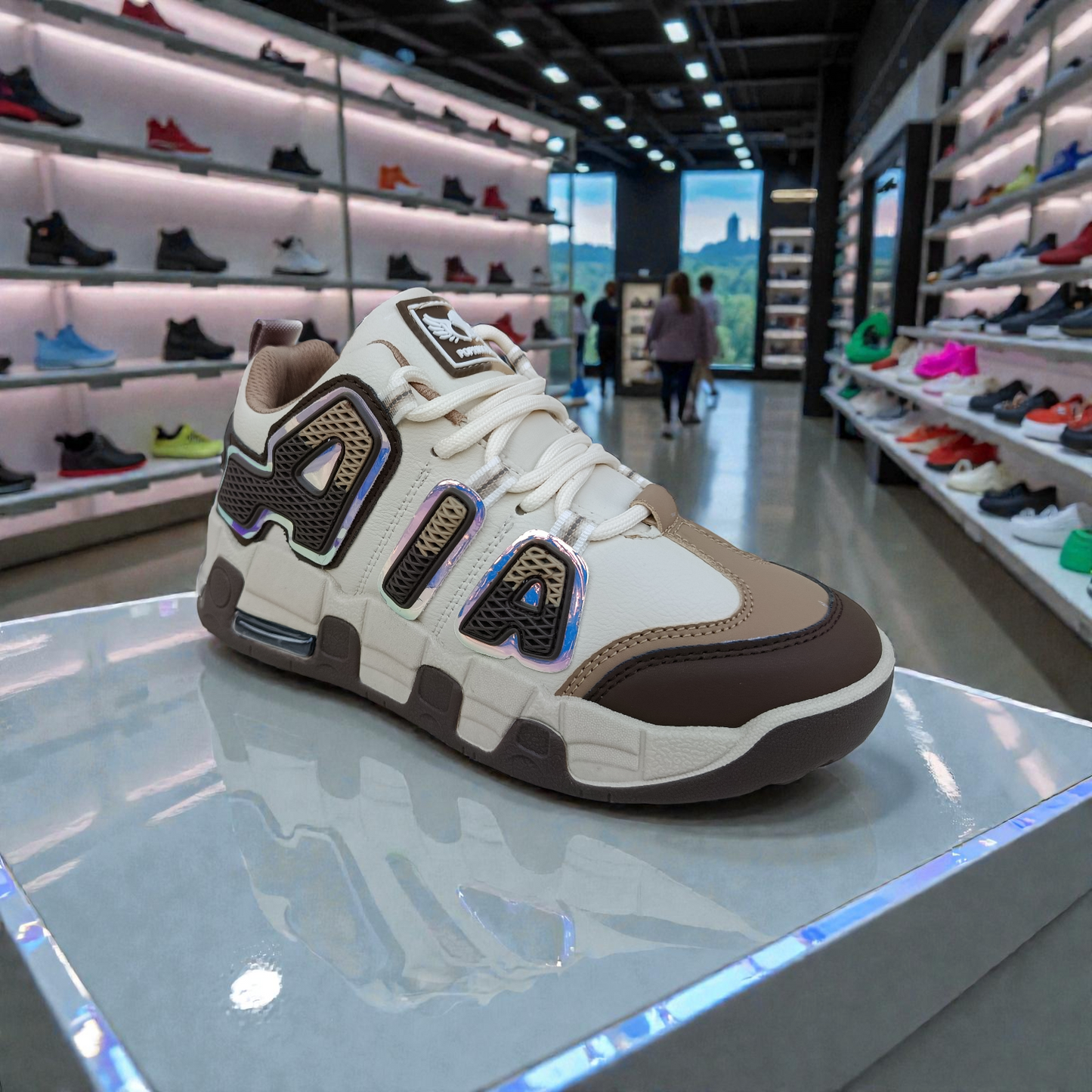 604 - Brown Sneakers  For Teenagers | ১২ থেকে ১৭ বছর । সাইজ ৩৬-৪০