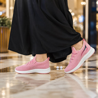 003 Pink Ladies Comfort Sneakers – Lightweight Walking Shoes for Daily Use- 4015003
