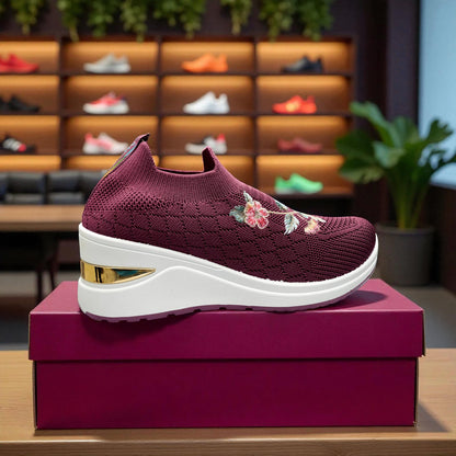 406 - Purple Bloom Knit Sneaker