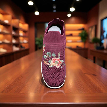 406 - Purple Bloom Knit Sneaker