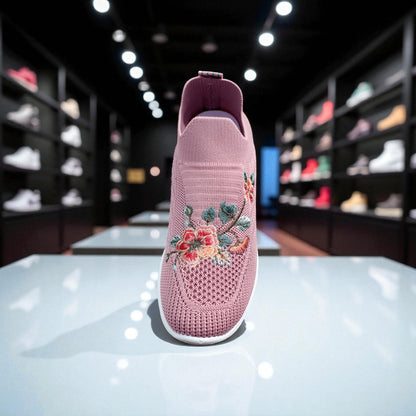 406 - Pink Bloom Knit Sneaker