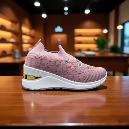 406 - Pink Bloom Knit Sneaker