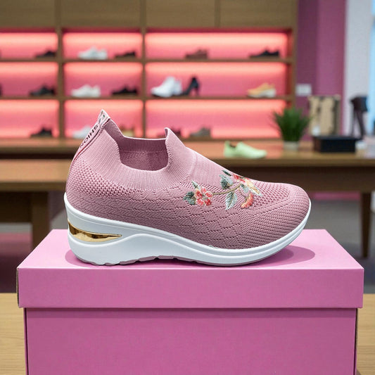 406 - Pink Bloom Knit Sneaker