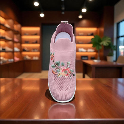 406 - Pink Bloom Knit Sneaker