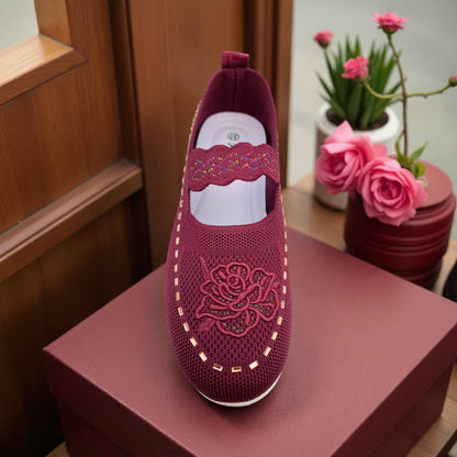 409 - Purple Lace Knit Loafer — Soft Elegance Edition