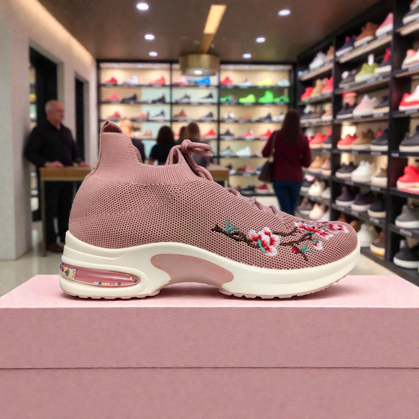 Pink  Women's Sneakers – Running Casual Walking Shoe 5011