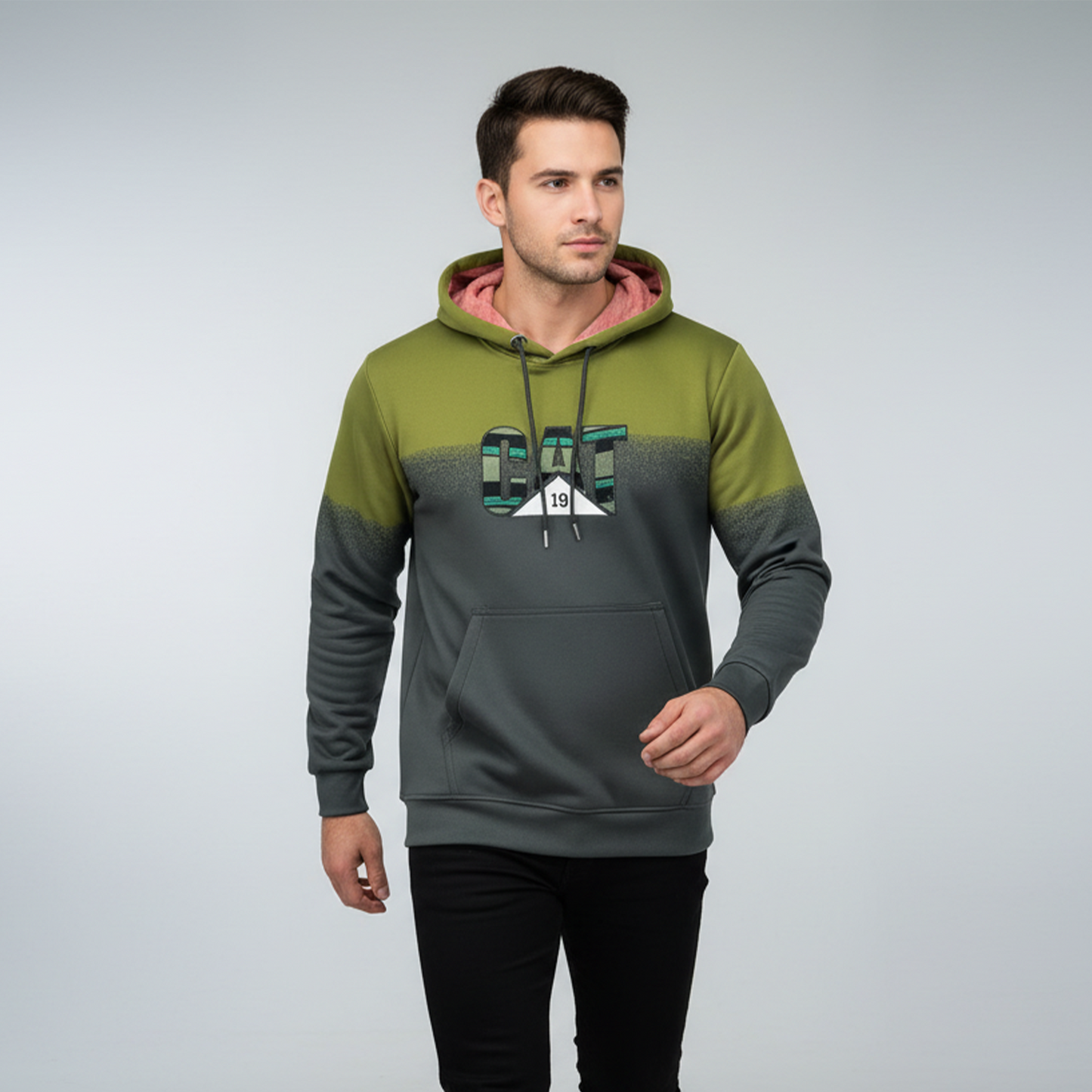 Men’s Olive Green Hoodie – Comfortable Casual Winter Wear