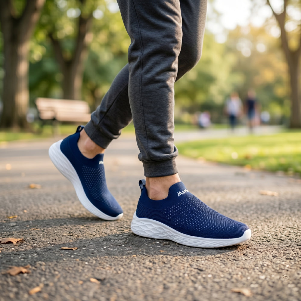 Lightweight Walking Shoes - মেডিকেটেড ইনসোল ফ্রী - BLUE