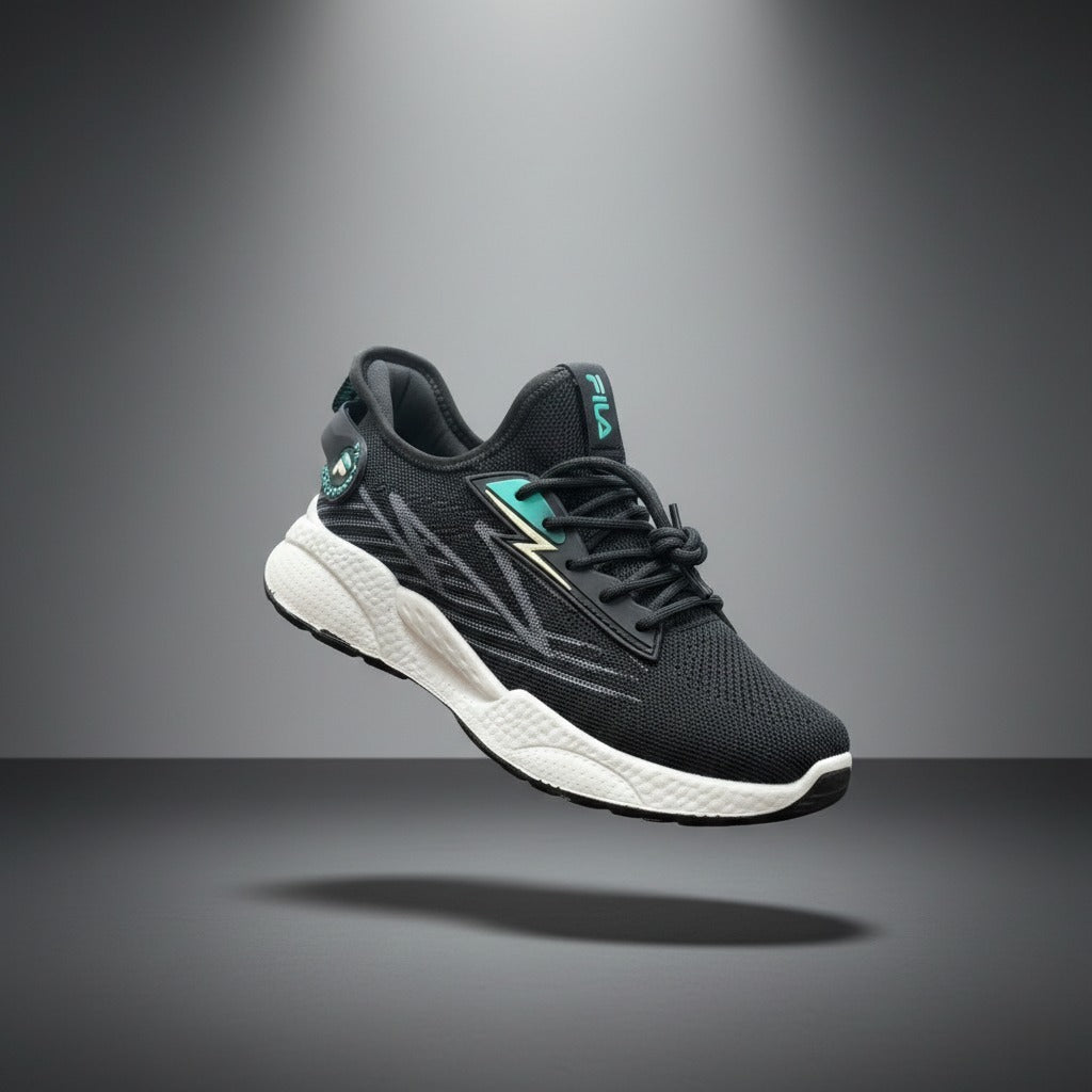 Fila Black Men's  Sneakers –বাইক,রানিং,জিম,ট্যুর ,ট্রাবেল,জগিং,অফিস,ক্যাজুয়াল,ক্যাম্পাস