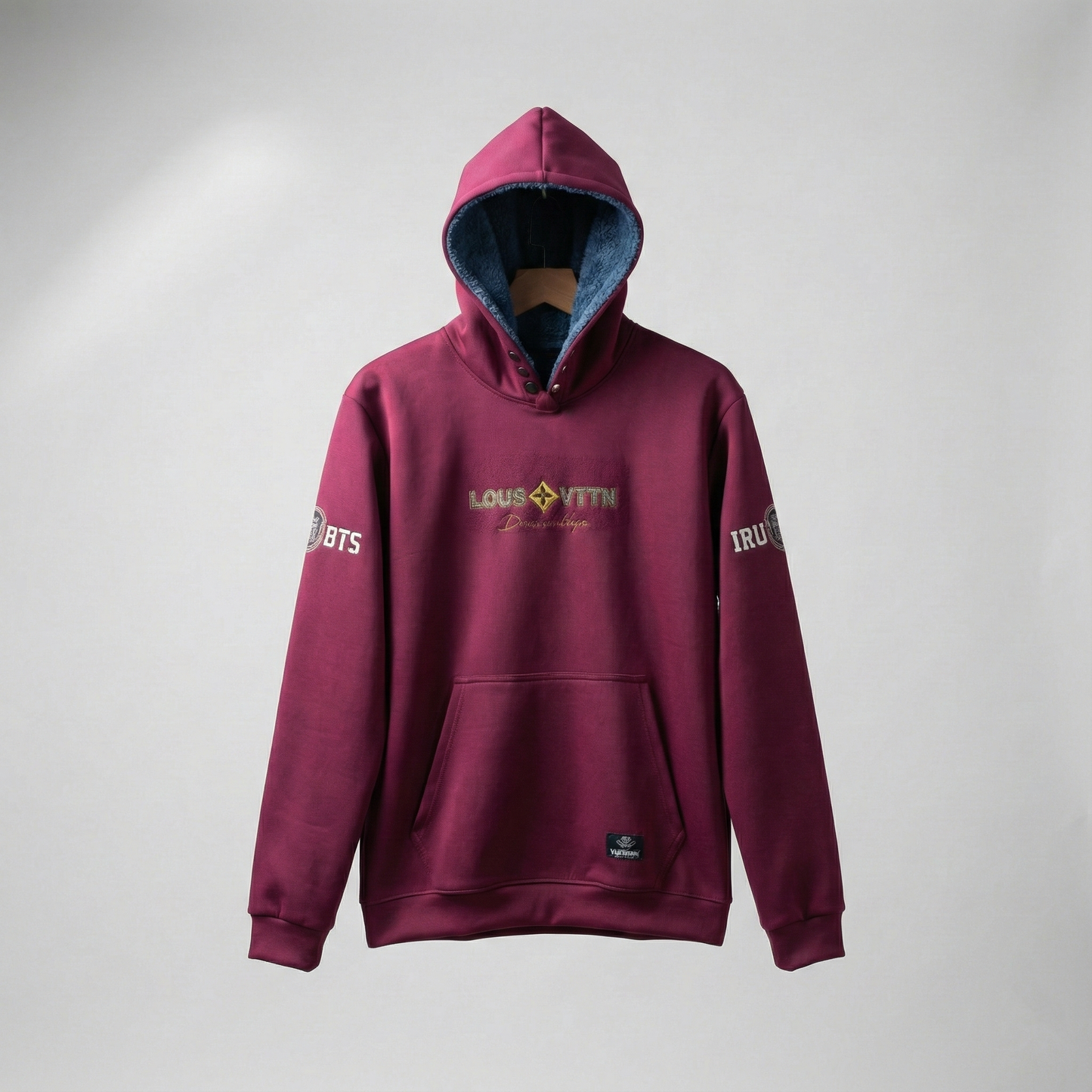 Men’s Maroon Hoodie – Comfortable & Stylish Winter Casual Wear