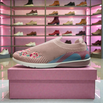 5525027 - Pink  Women's Sneakers – Running Casual Walking Shoe