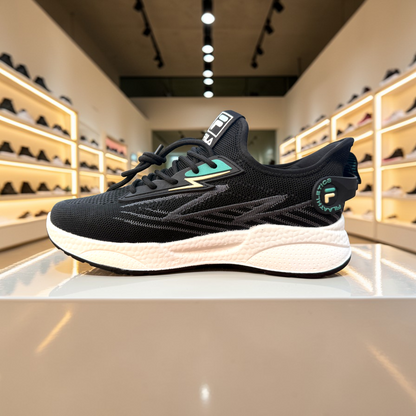 Fila Black Men's  Sneakers –বাইক,রানিং,জিম,ট্যুর ,ট্রাবেল,জগিং,অফিস,ক্যাজুয়াল,ক্যাম্পাস
