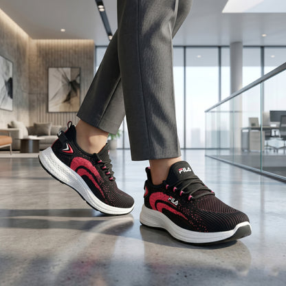 Black Fila  Women's Sneakers – Running Casual Walking Shoe - 4016002
